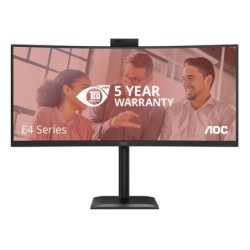 AOC CU34E4CW/75 Monitor PC 86,4 cm (34") 3440 x 1440 Pixel Nero
