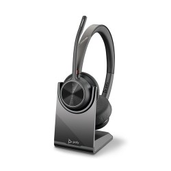 HP Poly Cuffie Poly Voyager 4320 USB-C + dongle BT700 + supporto per ricarica