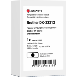 Agfa Photo Etichette Nero su bianco APRDK22212