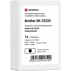 Agfa Photo Etichette Nero su bianco APRDK22225