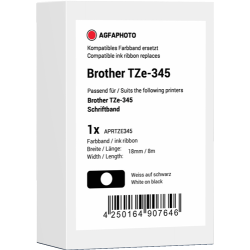 Agfa Photo Nastro Bianco su nero APRTZE345