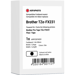Agfa Photo Nastro Nero su bianco APRTZEFX231