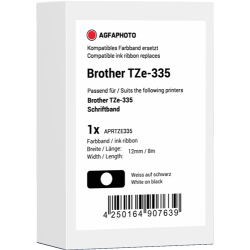 Agfa Photo Nastro Bianco su nero APRTZE335