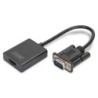 ADATTATORE VGA-HDMI M/F CON CAVO E AUDIO DIGITUS