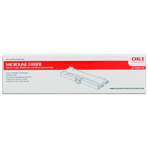 OKI Nastro colorato nero 43821103