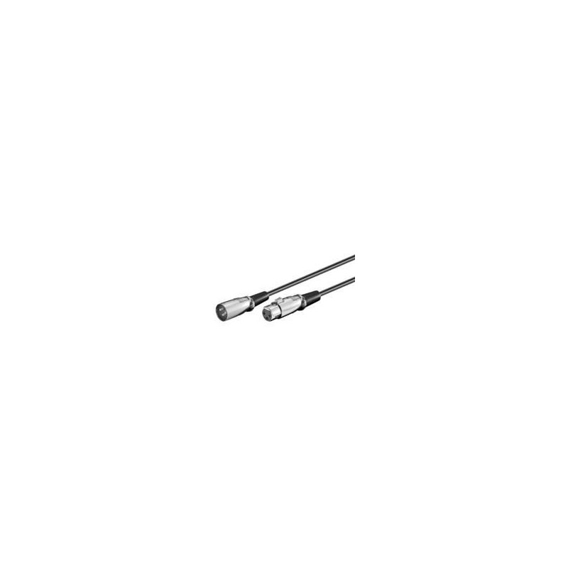 Microconnect XLRMF6 cavo audio 6 m XLR (3-pin) Nero
