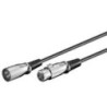 Microconnect XLRMF6 cavo audio 6 m XLR (3-pin) Nero
