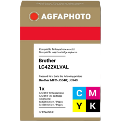 Agfa Photo Multipack nero / ciano / magenta / giallo APB422XLSET
