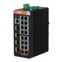 SWITCH INDUSTRIAL L2 MANAGED 20P GT 16 POE 240W