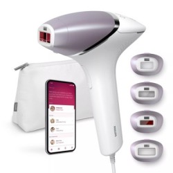 Philips Lumea Prestige Epilatore a Luce Pulsata Lumea con tecnologia SenseIQ e custodia bianco BRI947/00