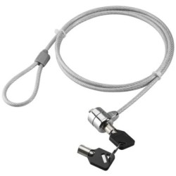 CAVO LUCCHETTO SICUREZZA NB 1,5MT CHIUSURA CON CHIAVE