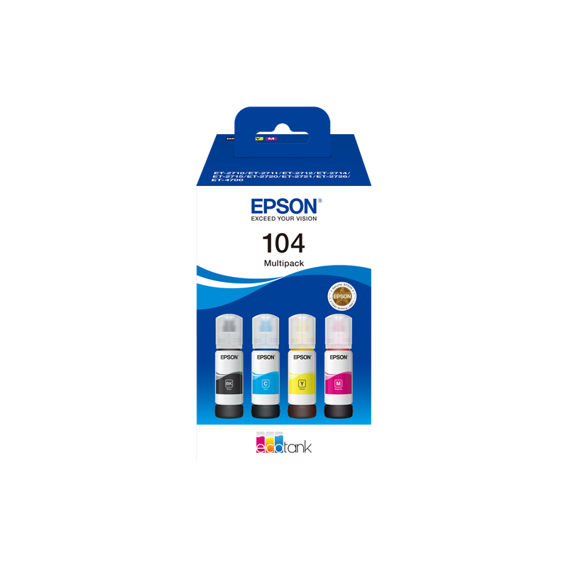 Epson 104 EcoTank 4-colour Multipack