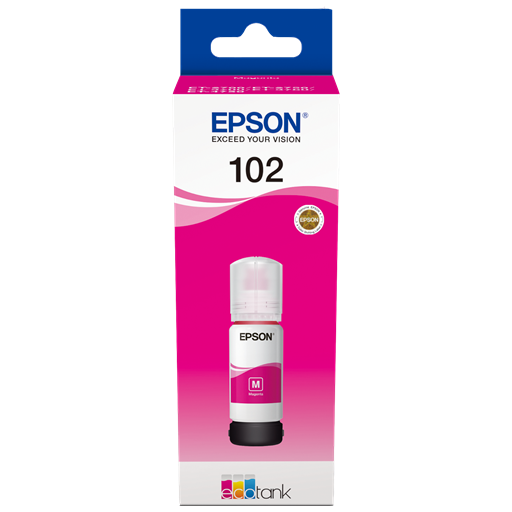 Epson 102 EcoTank Magenta ink bottle