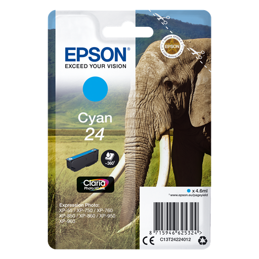 Epson Elephant Cartuccia Ciano