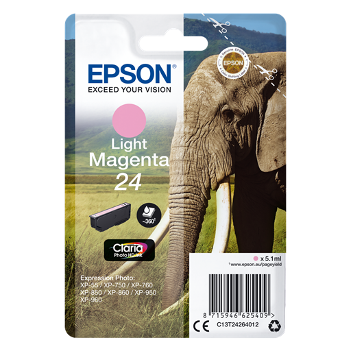 Epson Cartuccia d'inchiostro magenta chiaro C13T24264012