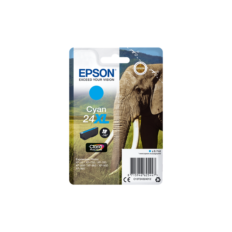 Epson Cartuccia d'inchiostro ciano C13T24324012