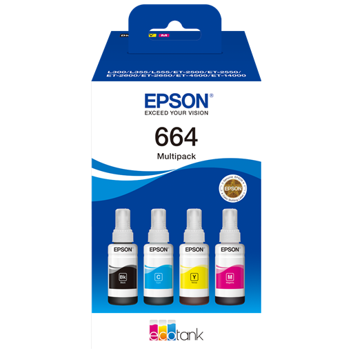 Epson 664 EcoTank 4-colour Multipack