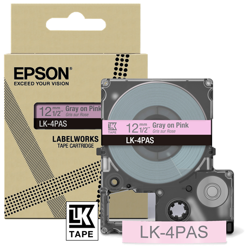 Epson LK-4PAS Grigio Rosa