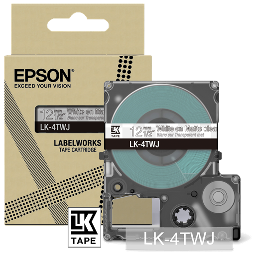Epson LK-4TWJ Nero Trasparente