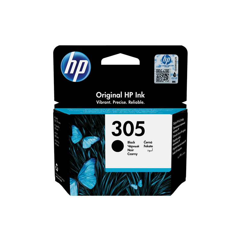 HP Cartuccia di inchiostro nero originale 305
