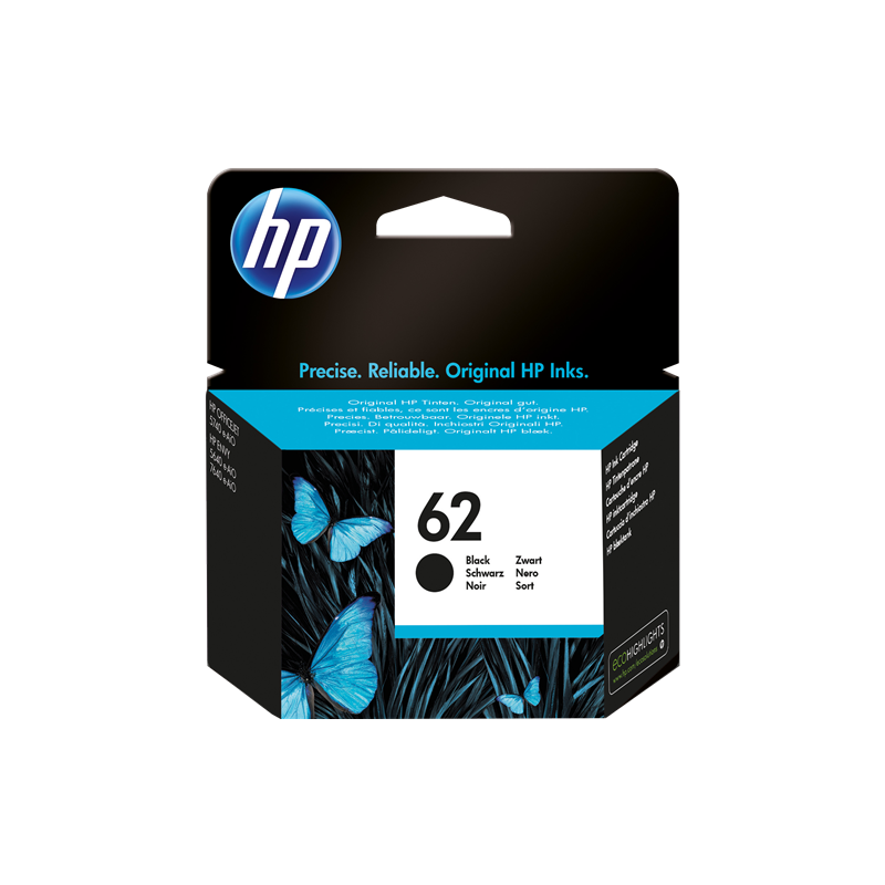 HP Cartuccia originale inchiostro nero 62