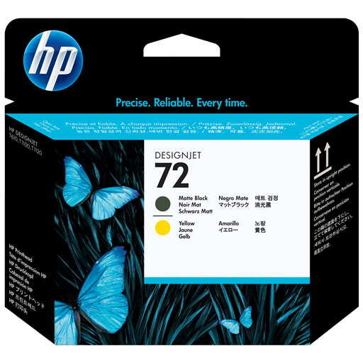 HP Testina per stampa giallo / Nero opaco C9384A