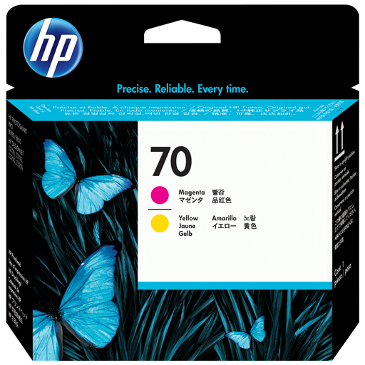 HP Testina di stampa magenta e giallo DesignJet 70
