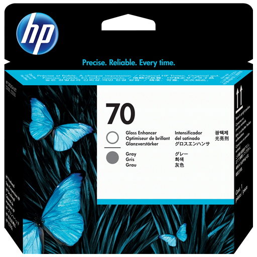 HP Ottimizzatore di lucentezza e testina di stampa grigio DesignJet 70