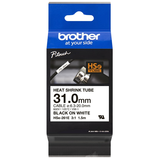 Brother HSe-261E nastro per stampante Nero