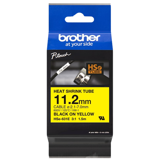 Brother HSe-631E nastro per stampante Nero