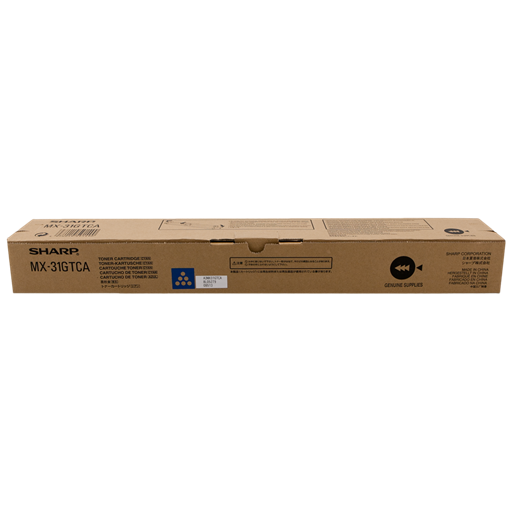 Sharp MX-31GTCA cartuccia toner 1 pz Originale Ciano