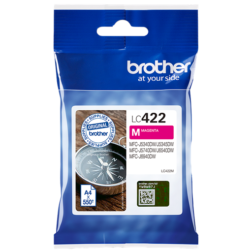 Brother LC-422M cartuccia d'inchiostro 1 pz Originale Magenta