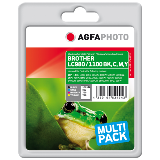 Agfa Photo Multipack nero / ciano / magenta / giallo APB1100SETD