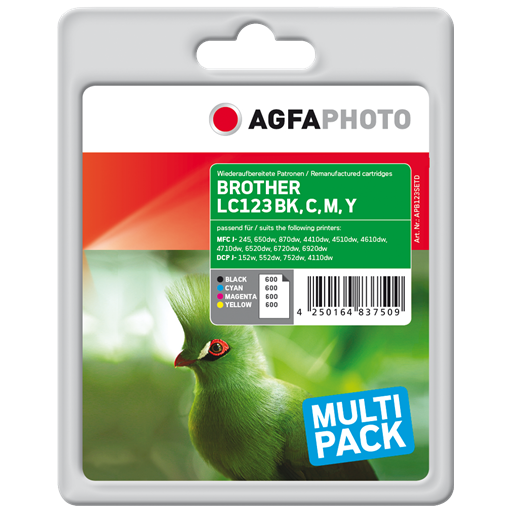 Agfa Photo Multipack nero / ciano / magenta / giallo APB123SETD
