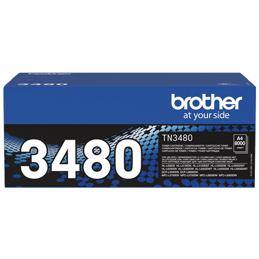 Brother TN-3480 cartuccia toner 1 pz Originale Nero