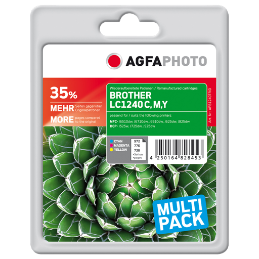 Agfa Photo Multipack ciano / magenta / giallo APB1240TRID