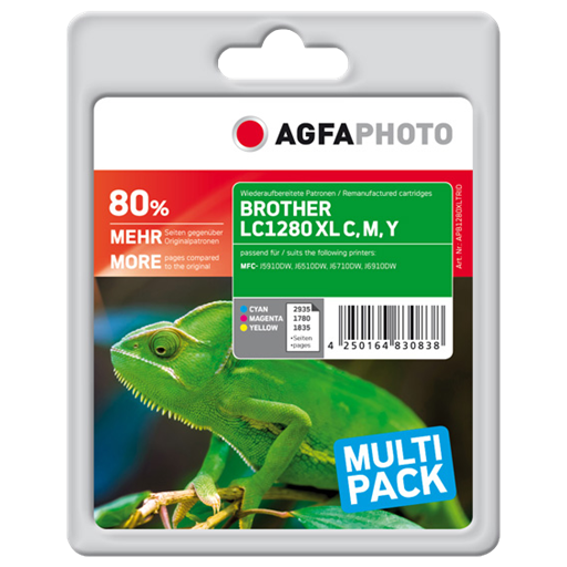 Agfa Photo Multipack ciano / magenta / giallo APB1280XLTRID